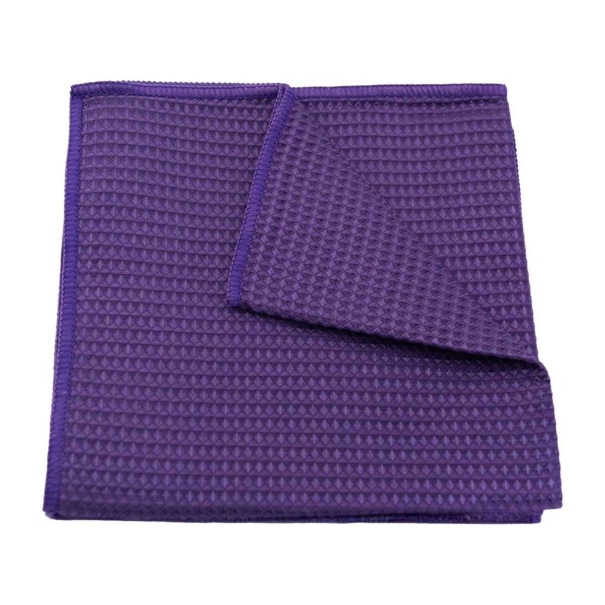 Microfibre vitres Nanolex Glass Wipe au tissage gaufré violet