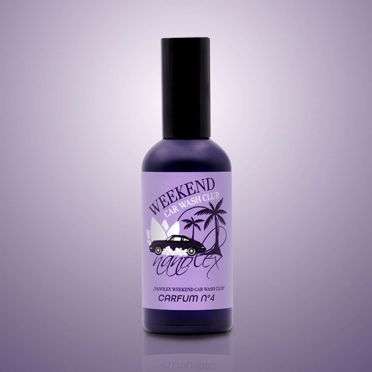 Parfum Nanolex WCWC Carfum No.4 sur fond violet
