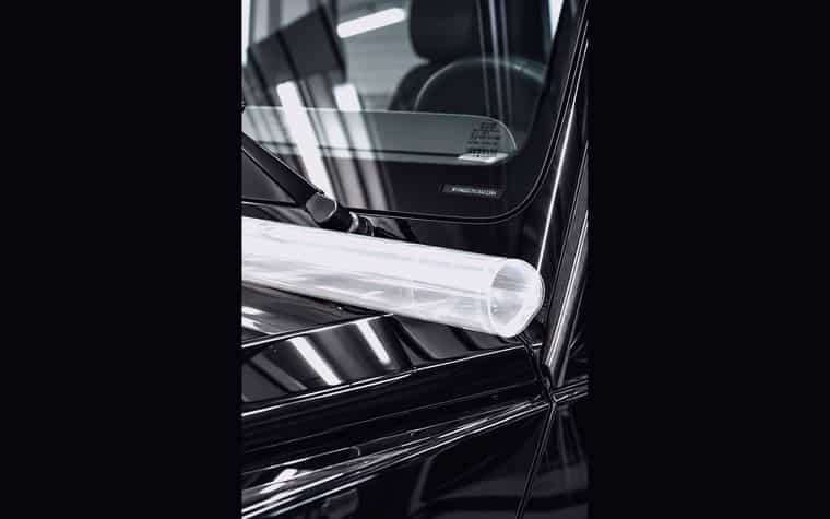 Kit de film Tekalab Glass Protect pre-decoupe, deroule sur le pare-brise
